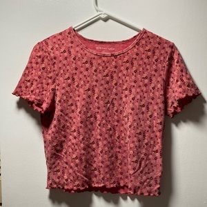 Large American Eagle pink floral top